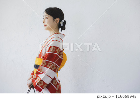 浴衣の女性 浴衣の女性 116669948