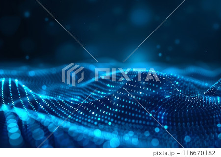 Digital transfer big data on internet. futuristic digital technology 116670182