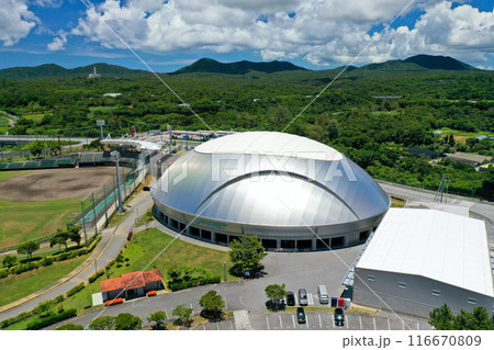 沖縄本島宜野座村の総合運動公園 116670809
