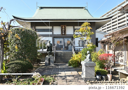 中山道深谷宿:旧中山道 浄土宗 三高院 深谷市本住町 中山道深谷宿:旧中山道 浄土宗 三高院 深谷市本住町 116671392