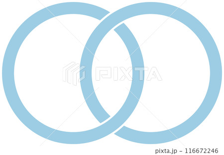 爽やかな輪違いアイコン 116672246