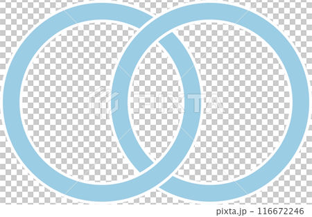 爽やかな輪違いアイコン 116672246