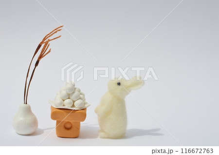 ゆ*ん様 羊毛フェルト　お月見飾り ゆ*ん様 羊毛フェルト お月見飾り - メルカリ