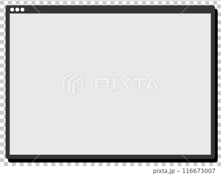 ブラウザ風のコピースペース 116673007