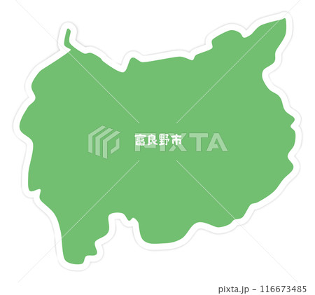 北海道富良野市の地図 116673485