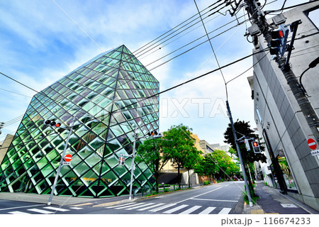 東京南青山 高級ブランド店 プラダ青山店の風景 東京南青山 高級ブランド店 プラダ青山店の風景 116674233