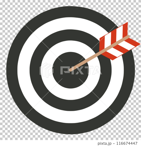 Target and Arrow 116674447