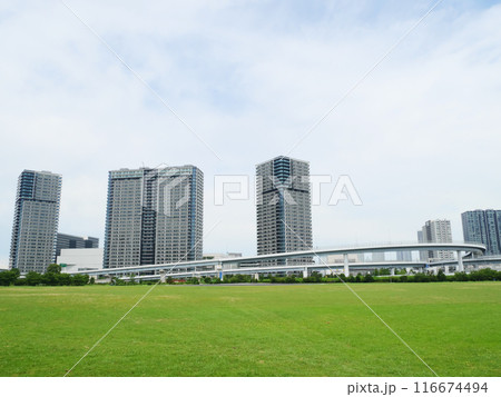 東京臨海広域防災公園から見る東京景観｜有明 116674494