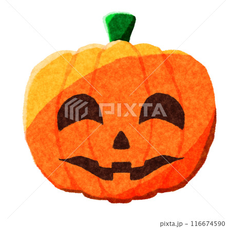 オレンジ色のハロウィンのカボチャ 116674590