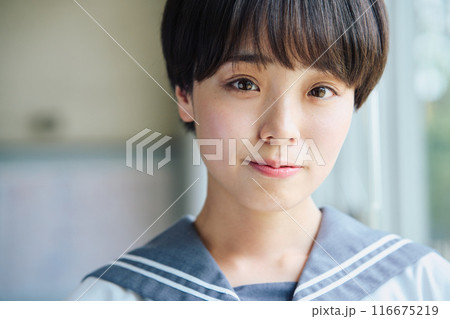 笑顔の女子高生 笑顔の女子高生 116675219