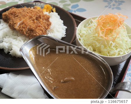 とんかつ東華のカツカレー 大分県玖珠郡玖珠町塚脇 とんかつ東華のカツカレー 大分県玖珠郡玖珠町塚脇 116675657