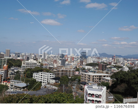 福岡市植物園の展望台からの風景 福岡県福岡市中央区小笹 福岡市植物園の展望台からの風景 福岡県福岡市中央区小笹 116676898