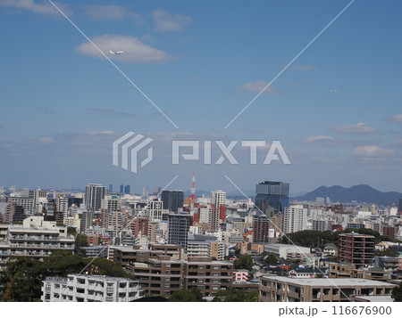 福岡市植物園の展望台からの風景　福岡県福岡市中央区小笹 116676900
