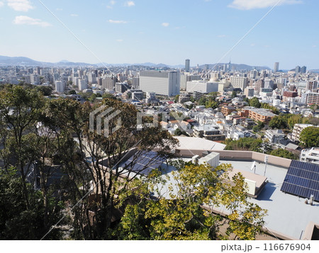 福岡市植物園の展望台からの風景　福岡県福岡市中央区小笹 116676904