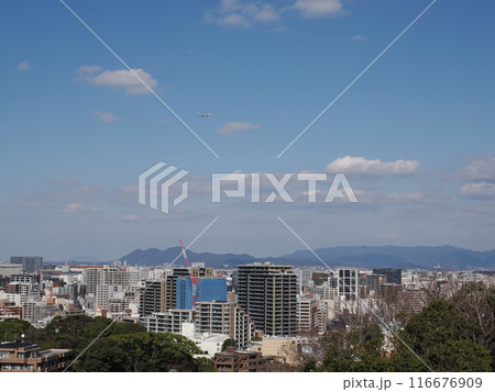 福岡市植物園の展望台からの風景　福岡県福岡市中央区小笹 116676909