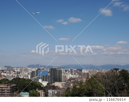 福岡市植物園の展望台からの風景　福岡県福岡市中央区小笹 116676914