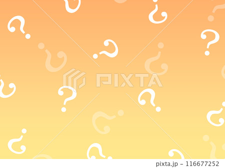 はてなマークの背景1-2_オレンジグラデーション 116677252