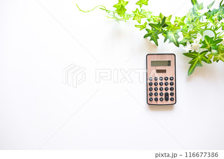 茶色い計算機 116677386