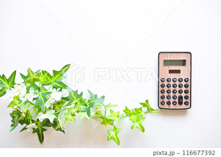茶色い計算機 116677392