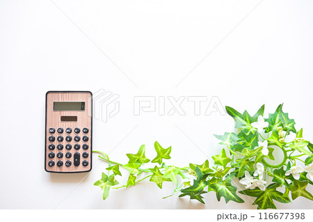 茶色い計算機 116677398