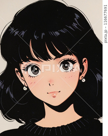 80年代・90年代レトロかわいい女の子 116677691