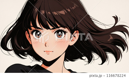 80年代・90年代レトロかわいい女の子 116678224