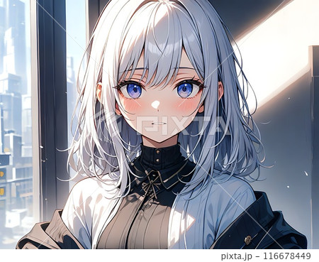 アニメ・漫画風の女性・女の子のイラスト素材のイラスト素材