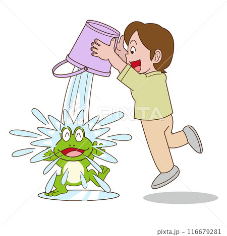 蛙の面に水 116679281