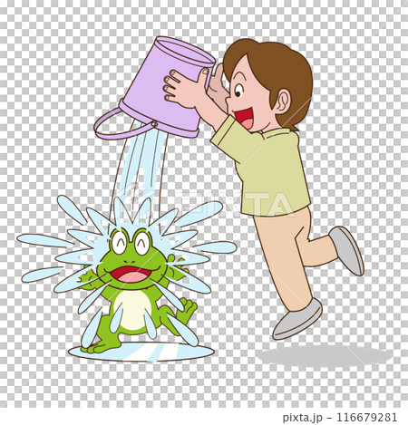 蛙の面に水 116679281