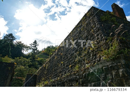別子銅山と青空 116679334