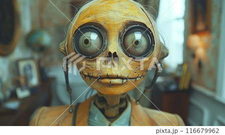the skeleton in the city lives the life of people 116679962