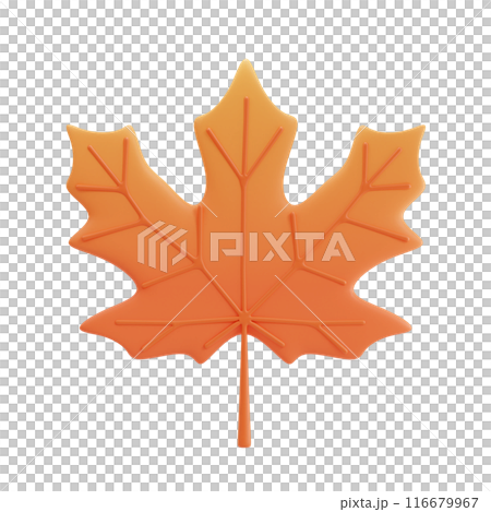 Maple Leaf 3D Illustrations, 3D rendering Maple Leaf 3D Illustrations, 3D rendering 116679967