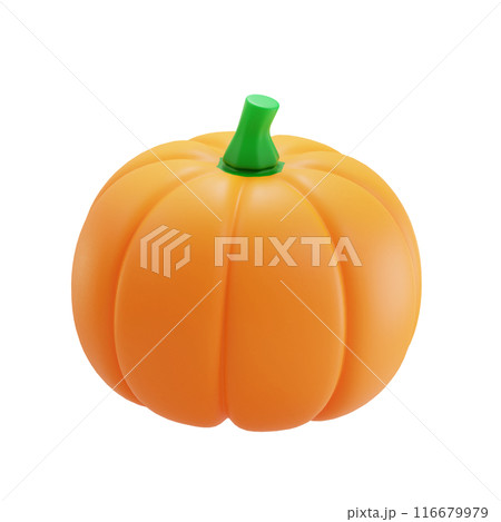 pumpkin 3D Illustrations , 3D rendering pumpkin 3D Illustrations , 3D rendering 116679979