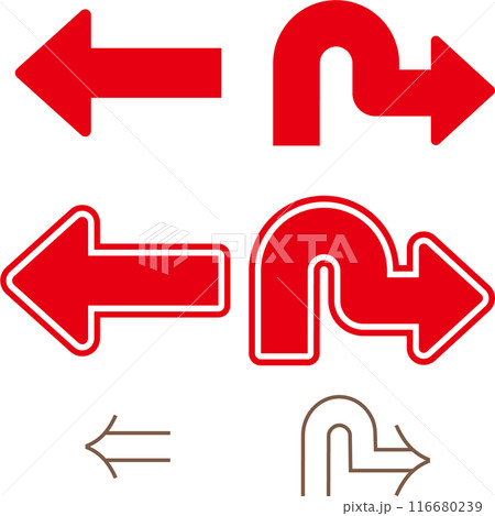 看板用矢印 看板用矢印 116680239