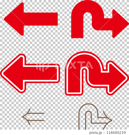 看板用矢印 看板用矢印 116680239