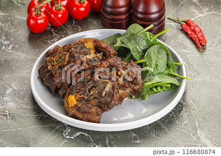 Grilled Lamb neck with spices Grilled Lamb neck with spices 116680874