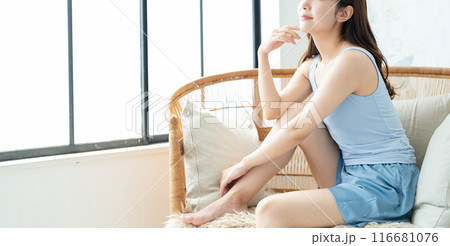 若い女性 ボディケア ビューティーイメージ 若い女性 ボディケア ビューティーイメージ 116681076