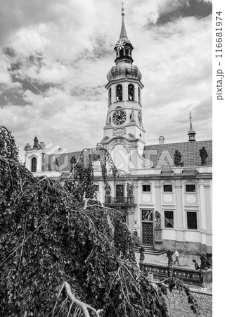 Capuchin Monastery and Church of Loreto Sanctuary on Hradcany Hill in Mala Strana district of Prague, Czech Republic Capuchin Monastery and Church of Loreto Sanctuary on Hradcany Hill in Mala Strana district of Prague, Czech Republic 116681974