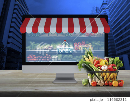 Online shopping concept, Generative AI 116682211