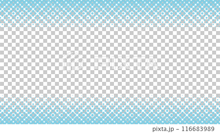 ハーフトーン 水色 背景 フレーム 上下 ハーフトーン 水色 背景 フレーム 上下 116683989