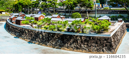 長崎出島 和蘭商館跡 ミニ出島　パノラマ　【長崎市】 116684235