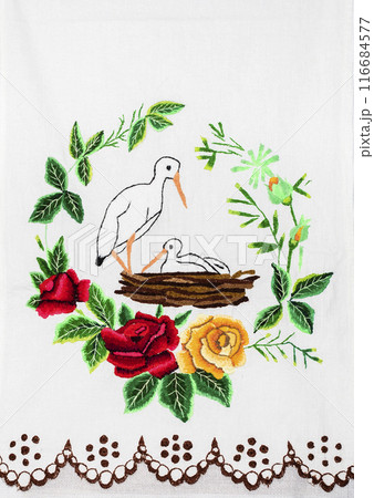 Ukrainian embroidery, folk arts and crafts 116684577