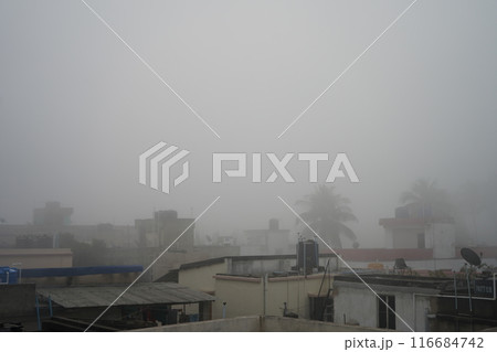 Kolkata City Scape in Foggy Morning 8 Kolkata City Scape in Foggy Morning 8 116684742