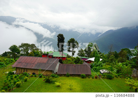 Most Scenic Village Lungchok at East Sikkim 116684888