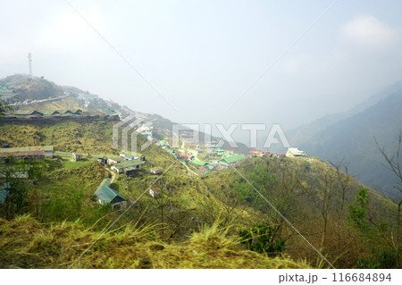 MOUNTAIN VIEW IN SIKKIM DURING THE VISIT IN SILK ROUTE 116684894