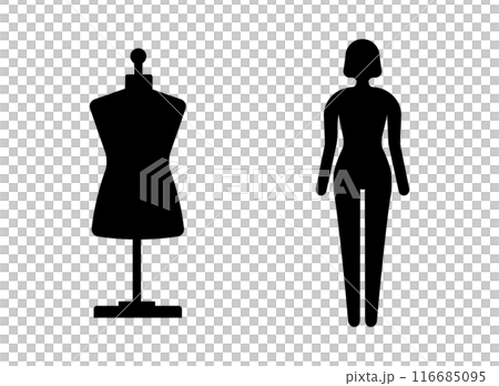 軀幹女性圖標 116685095