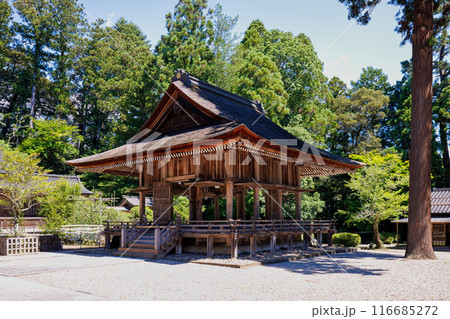 〈島根県〉熊野大社　舞殿 116685272