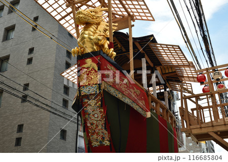 大船鉾　祇園祭　鉾建て 116685804