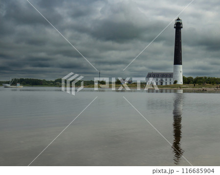 the Sorve lighthouse on Saaremaa Island of Estonia 116685904