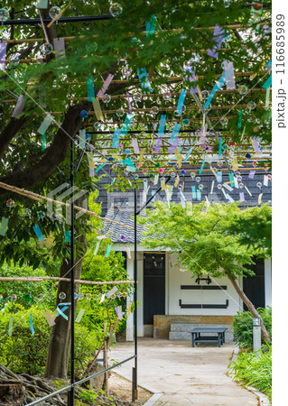 夏の半六庭園、風鈴かざり〈愛知県半田市〉 116685989